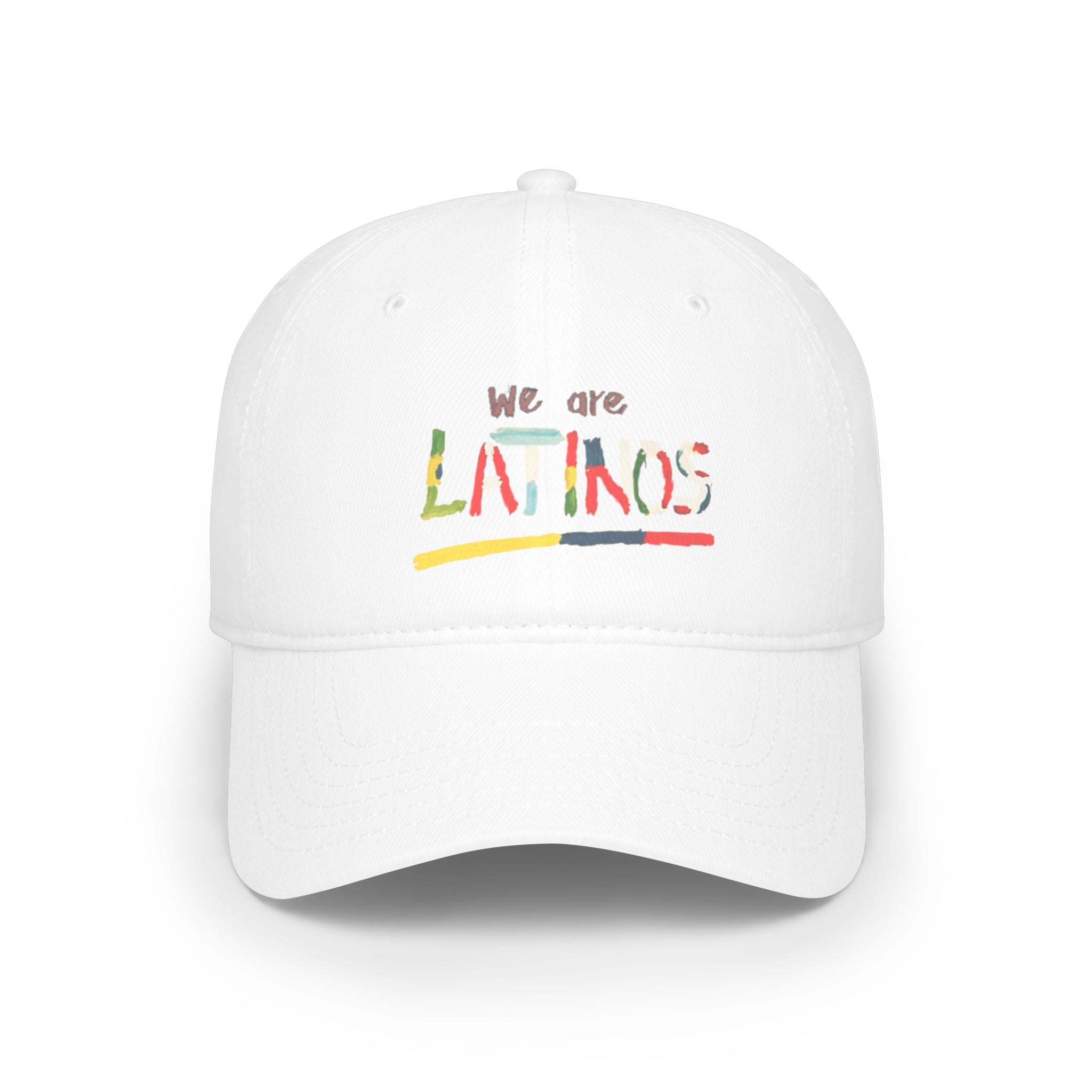 We Are Latinos Baseball Cap — Multicolor Pride Hat